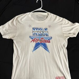 Mitchell & Ness NBA All-Stars White and Blue Tee